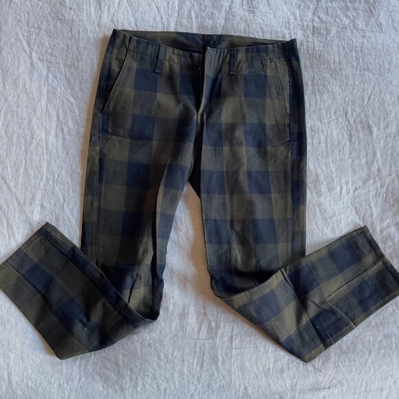 Rag & Bone Portobello Pants in Army Plaid - Picture 3 of 6